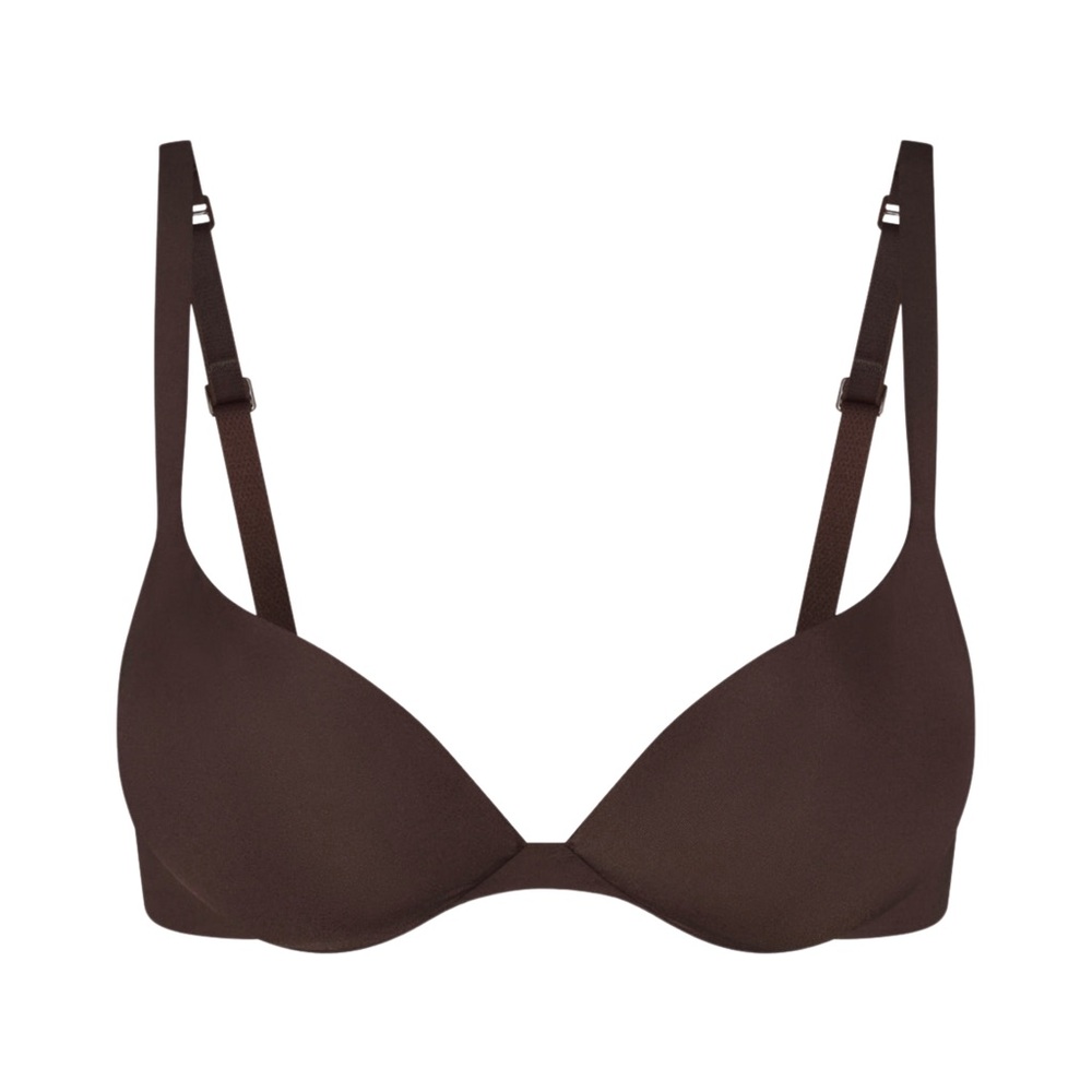 SKIMS Ultimate Teardrop Push-Up Bra in Espresso